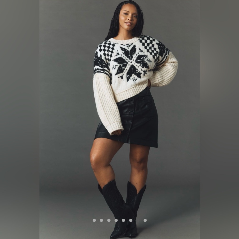 NWT Pilcro Crew Neck Nordic Sweater